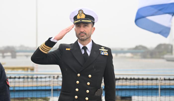 Ο κυβερνήτης της Φρεγάτας «Κίμων»