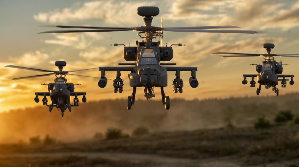 Apache-AH-64-Elikoptero