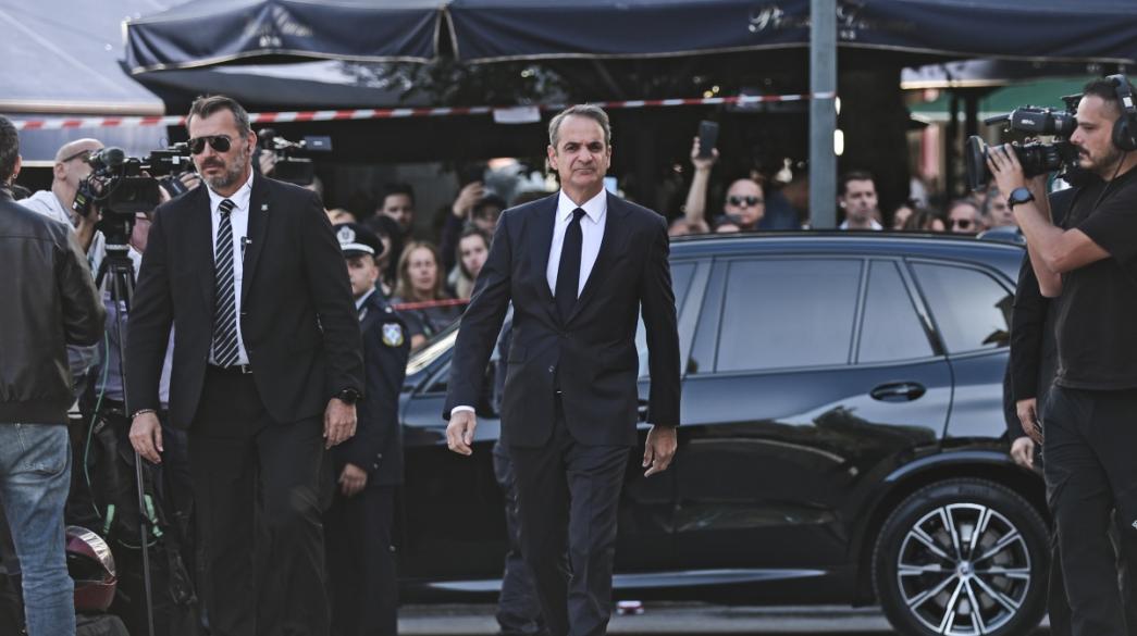 Κυριάκος Μητσοτάκης άφιξη