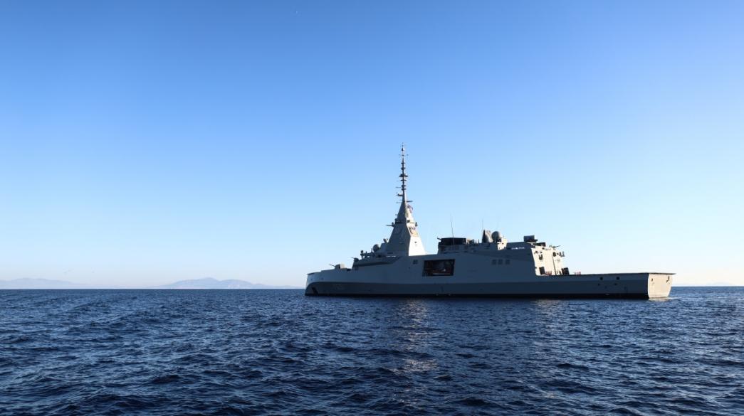 Φρεγάτα Κίμων στη θάλασσα