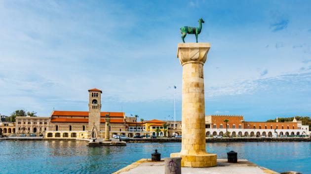 Λιμάνι Ρόδου άγαλμα
