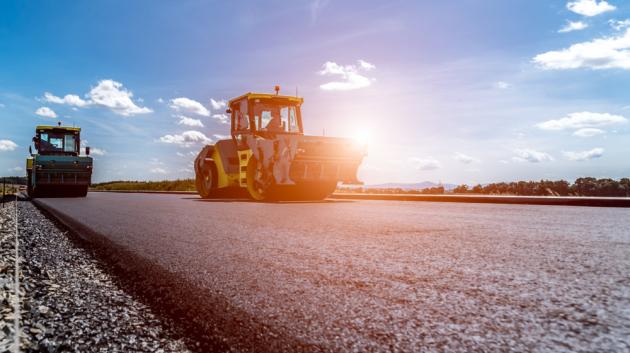 Οδοποιία υπό κατασκευή