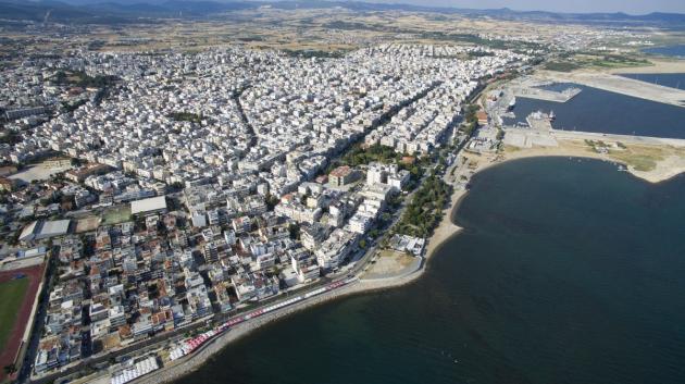 Λιμάνι Αλεξανδρούπολης αεροφωτογραφία