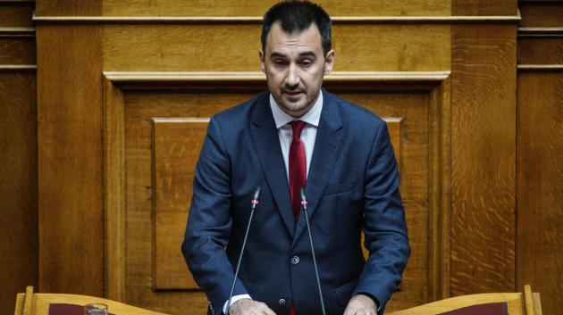 Αλέξης Χαρίτσης στη Βουλή