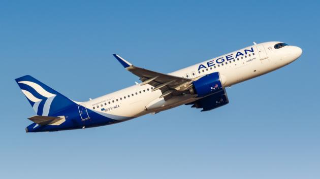 Aegean Airlines αεροπλάνο