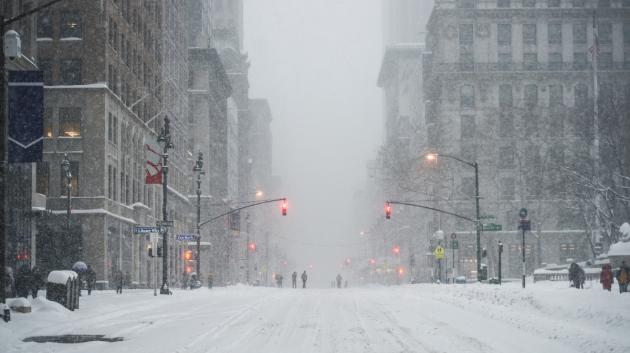 Χιονισμένη Νέα Υόρκη