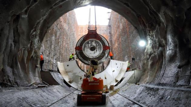 Διάνοιξη τούνελ μετρο