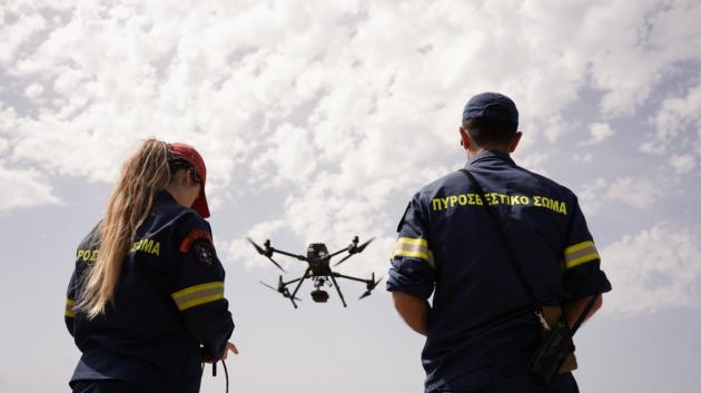 Πυροσβεστική με drone