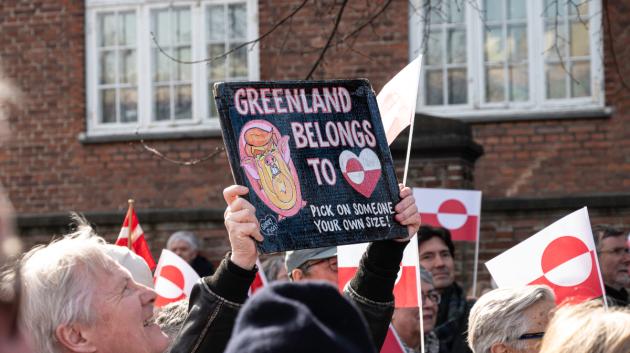 Διαμαρτυρία για τη Γροιλανδία