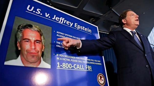 Τζέφρι Επστάιν πινακίδα FBI