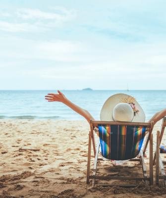 Καλοκαιρινή παραλία διακοπών