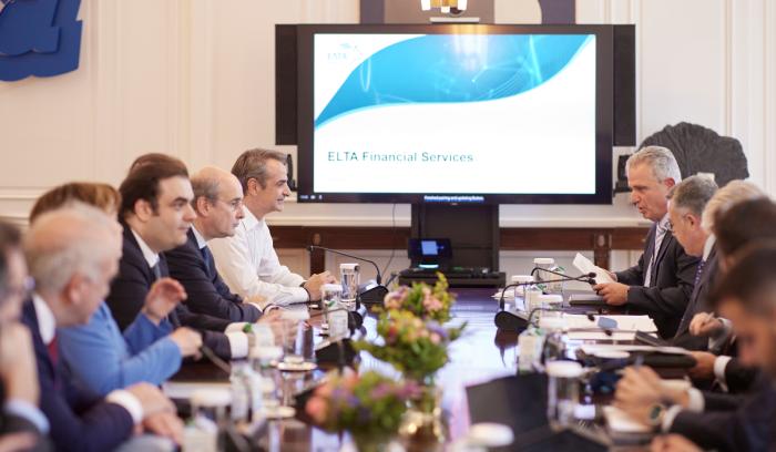 Συνάντηση Κυβέρνησης - διοικήσεων Alpha Bank και ΕΛΤΑ