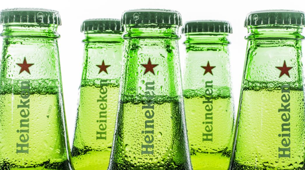 Μπουκάλια Heineken μπύρας