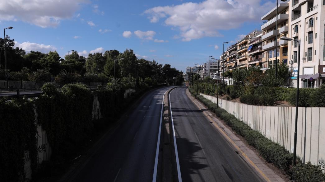 Άδειοι δρόμοι ΑθήνΆαδςειος δρόμος Αθήνας