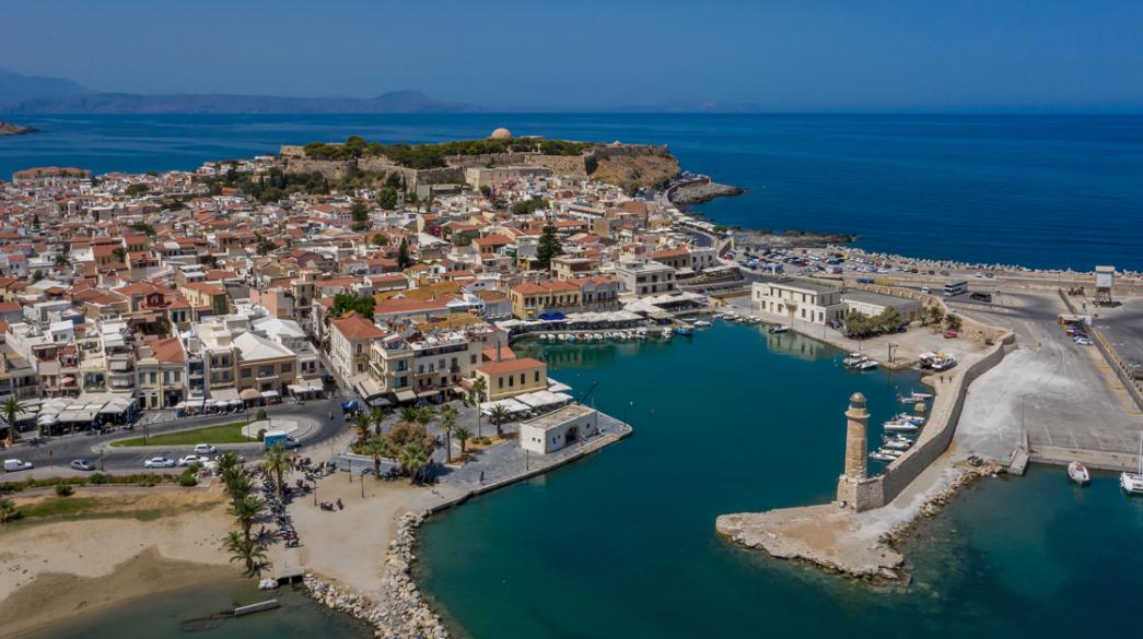 πανοραμική Ρεθύμνου λιμάνι