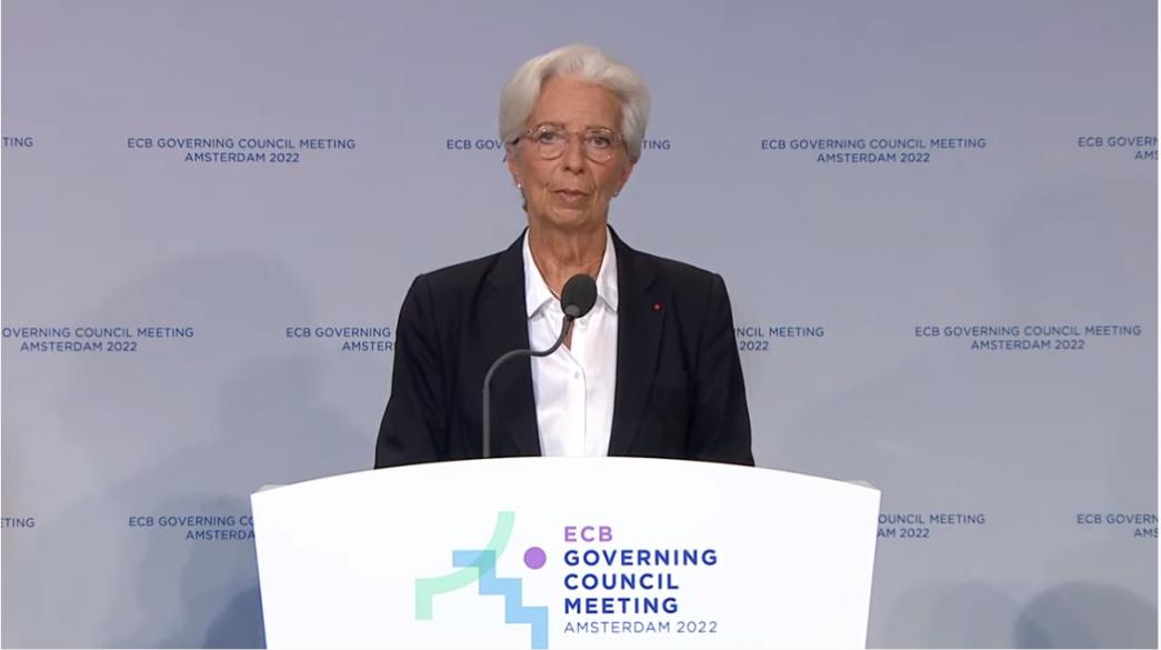 Christine Lagarde, Kristin Lagarde, Evropaiki Kentriki Trapeza, ECB