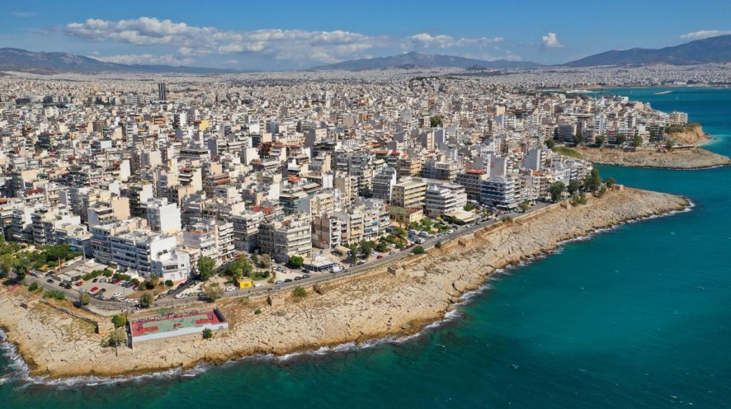 Αστική ακτογραμμή Πειραιά από αέρος