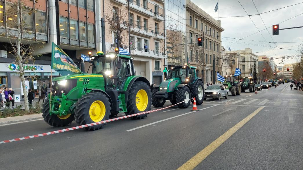 Τρακτέρ στη Σύνταγμα