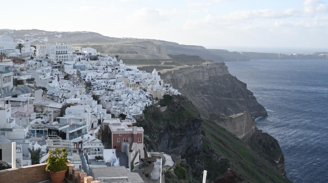 Σαντορίνη βράχια Αιγαίο