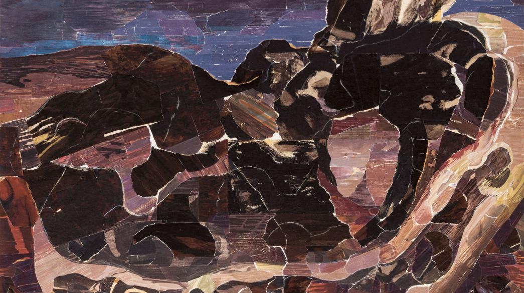 έργο ζωγραφικής αφηρημένο