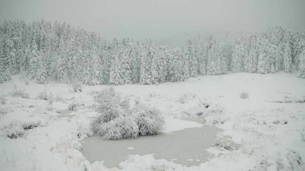 Χειμωνιάτικο τοπίο Τρίκαλα