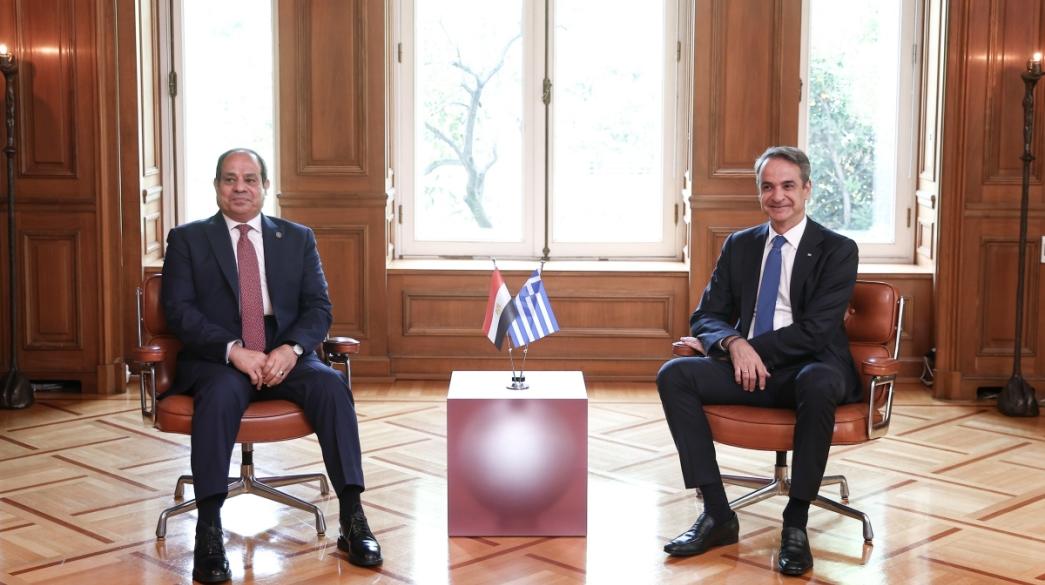 Κυριάκος Μητσοτάκης και Αλ Σίσι
