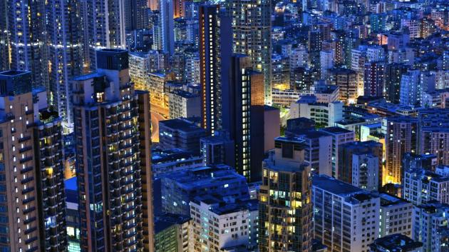 Ουρανοξύστες σε πόλη Κίνας