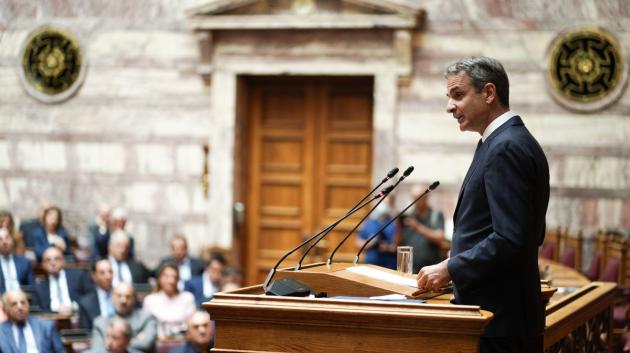 Κυριάκος Μητσοτάκης στη Βουλή