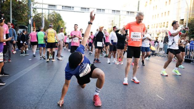 Μαραθώνιος Αθήνας δρομέας