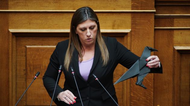 Ζωή Κωνσταντοπούλου στη Βουλή