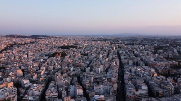 Αθήνα αεροφωτογραφία κτιρίων