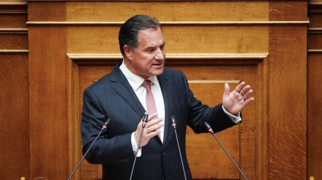 Άδωνις Γεωργιάδης στη Βουλή