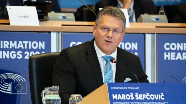 Μάρος Σεφτσοβιτς στο Ευρωκοινοβούλιο