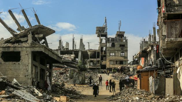 Κατεστραμμένη Γάζα πόλη