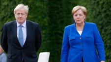 Angela Merkel, Boris Johnson, Britain, Vretania, Bretania, Germany, Germania