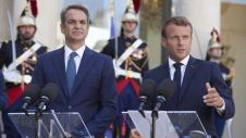Kyriakos Mitsotakis, Emmanouel Macron, Ellada, Gallia, France