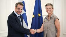 Mitsotakis Kyriakos- Vestager-Margrete