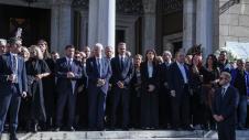 Εξόδιος ακολουθία του Διονύση Σαββόπουλου Κηδεία Σαββόπουλου