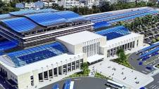 Σιδηροδρομικός Σταθμό Θεσσαλονίκης Φωτορεαλιστικό Thessaloniki New Rail Station