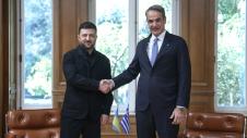 Κυριάκος Μητσοτάκης και Βολοντιμίρ Ζελένσκι