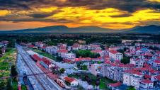 Δράμα ηλιοβασίλεμα πόλη